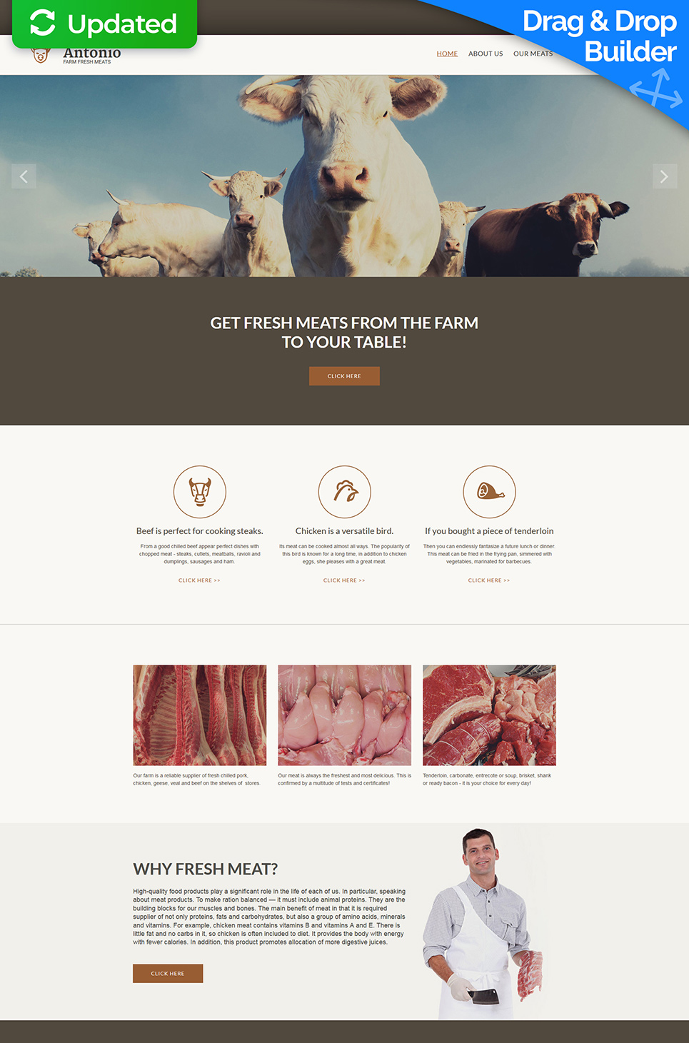 Farm Responsive Moto CMS 3 Template New Screenshots BIG