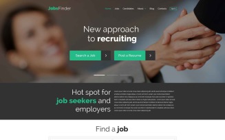 Jobs Finder PSD Template