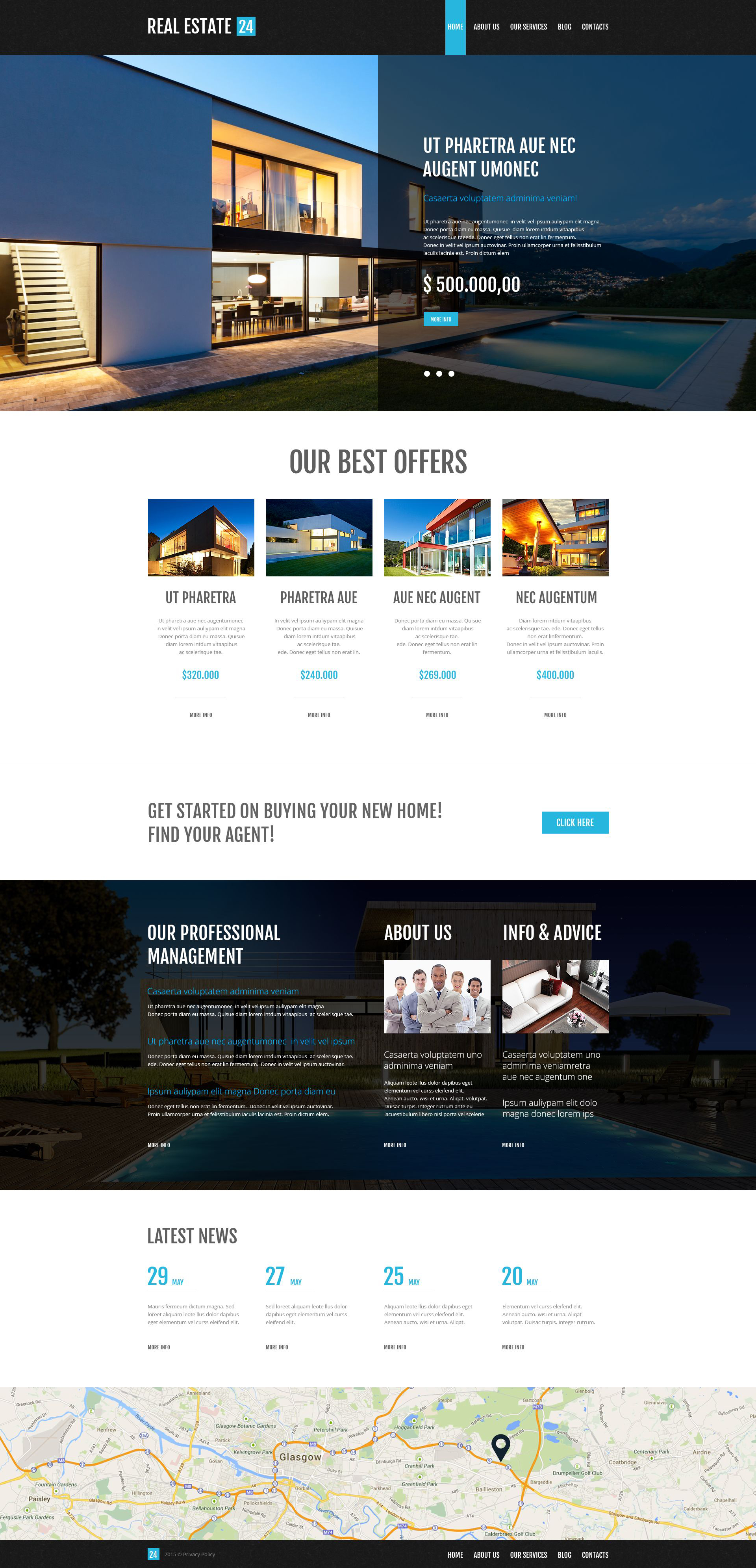 Real Estate Psd #55872 - Ekran resmi