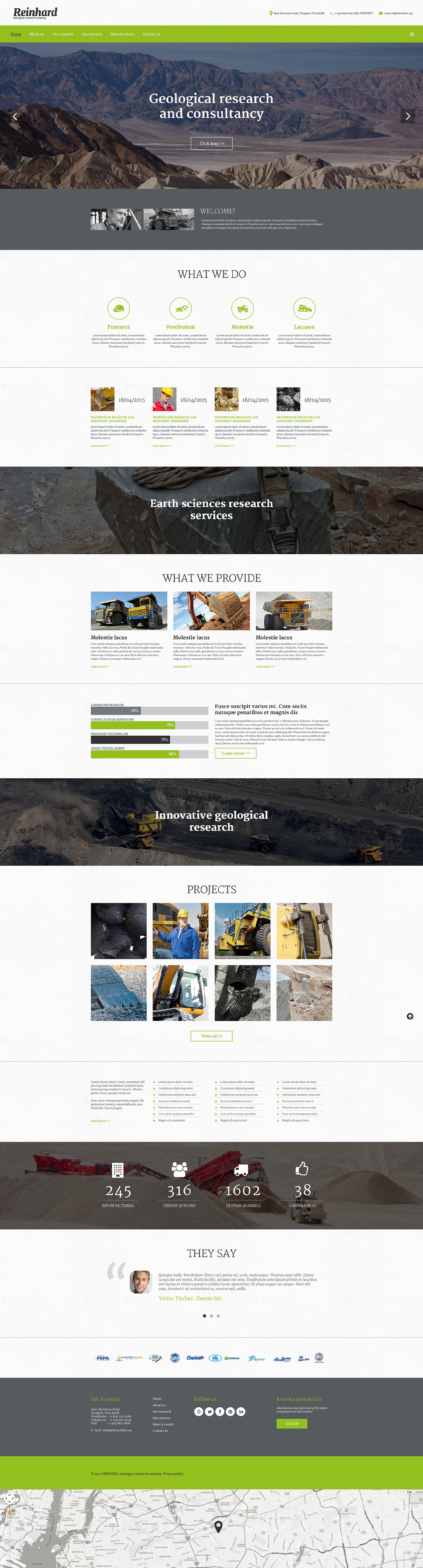 Reinhard Website Template New Screenshots BIG