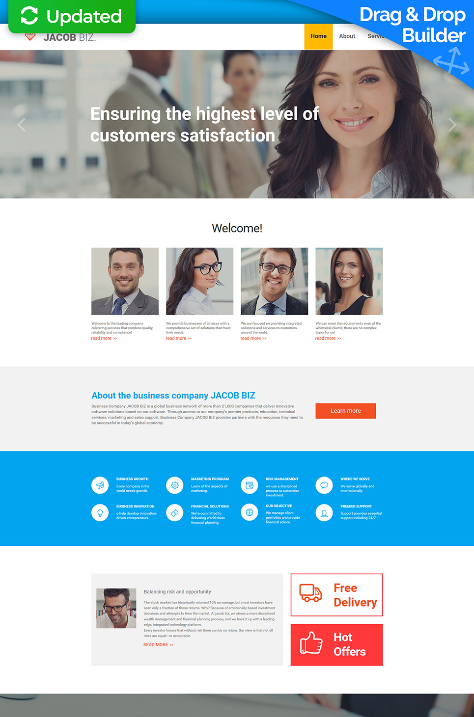 Business Responsive Moto CMS 3 Template New Screenshots BIG