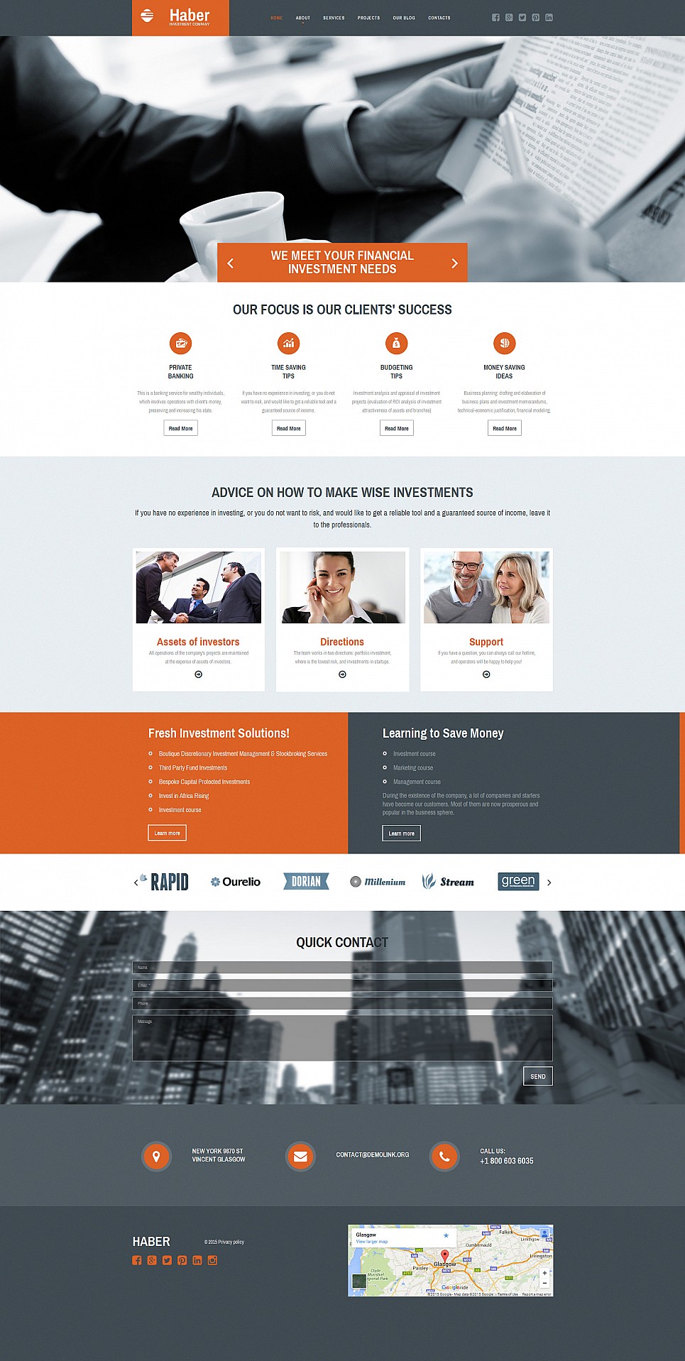 Business Responsive Moto CMS 3 Template New Screenshots BIG