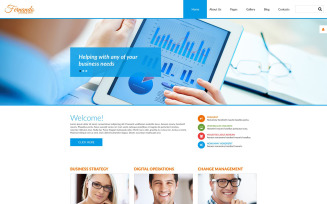 Corporate Consulting PSD Template