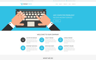 Electronics Fixing Services PSD Template