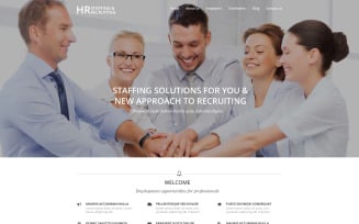 HR Recruiting PSD Template