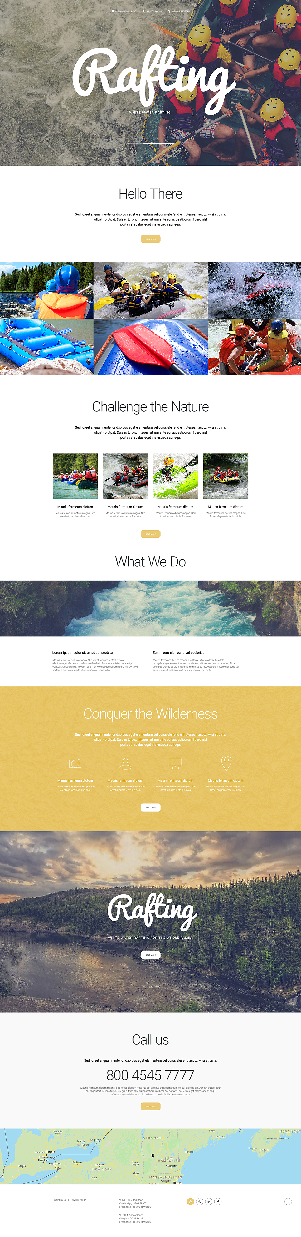 Rafting Trips Website Template New Screenshots BIG