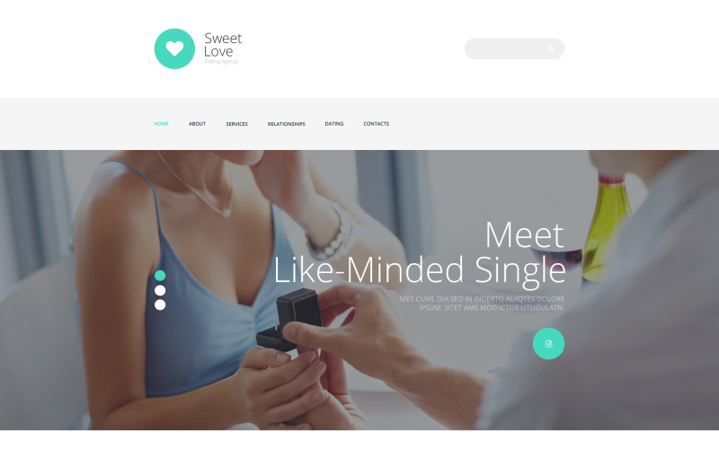 Dating Responsive Website Template