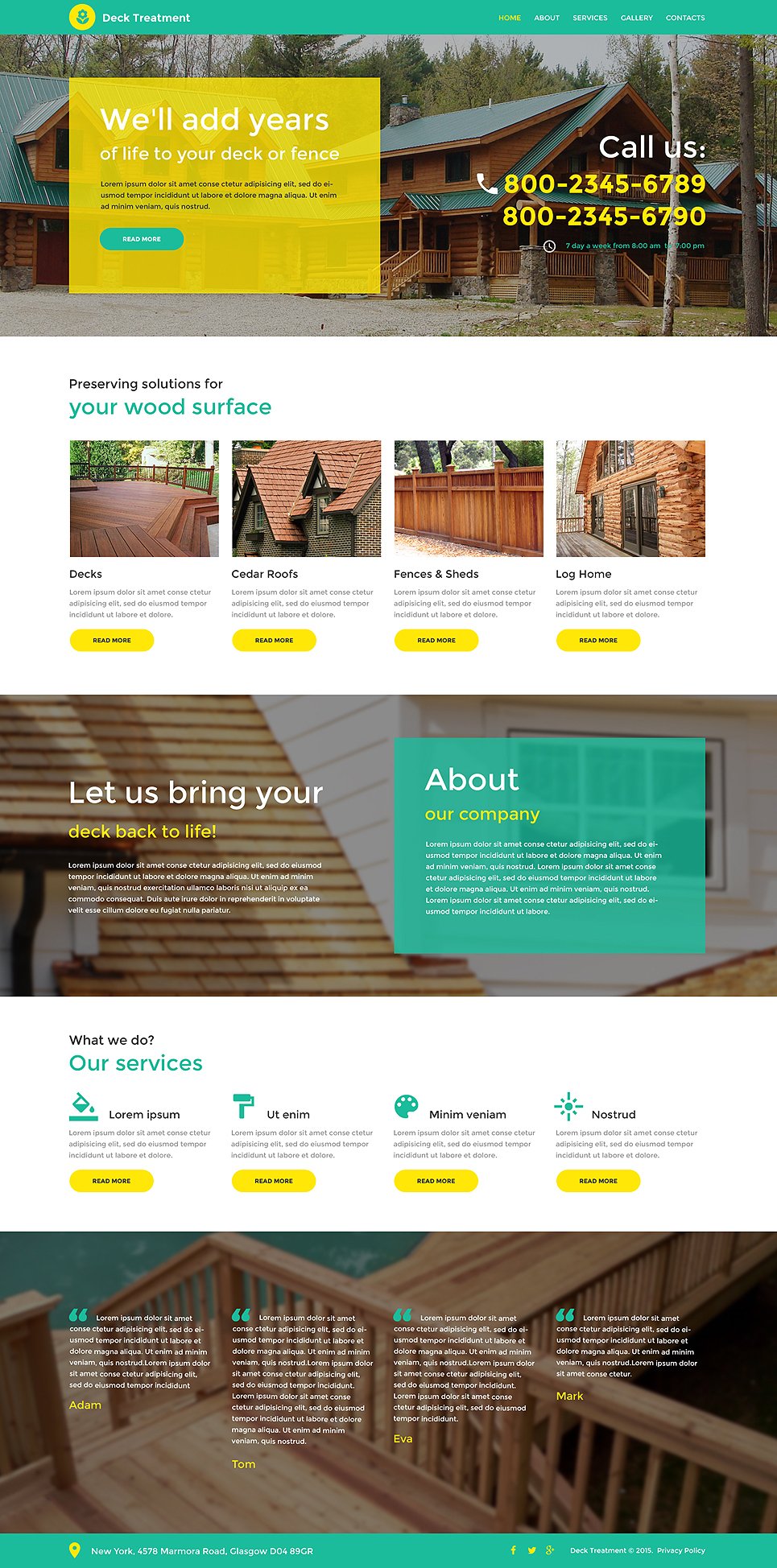 Interior Design Responsive Website Template New Screenshots BIG