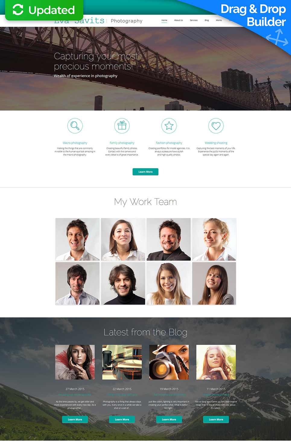 Photographer Portfolio Responsive Photo Gallery Template New Screenshots BIG