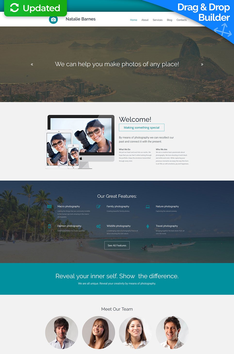 Photographer Portfolio Responsive Photo Gallery Template New Screenshots BIG