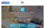 PC - Computer Repair Clean HTML Bootstrap Motyw Landing Page Mały zrzut ekranu Responsywny szablon Landing Page PC - Computer Repair Clean HTML #56014
