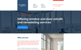 Windows Doors Website Template