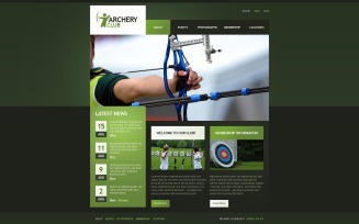 Archery PSD Template