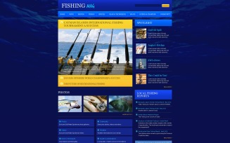 Fishing PSD Template