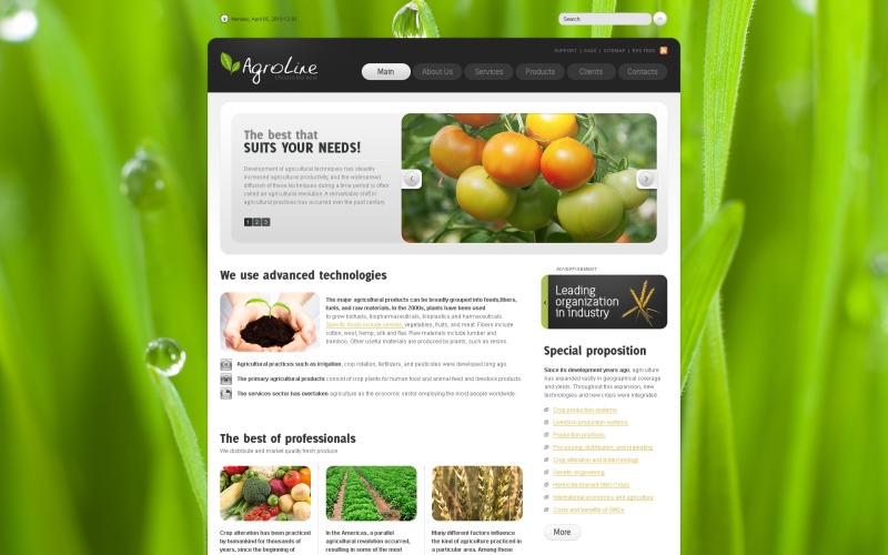 Agriculture PSD Template