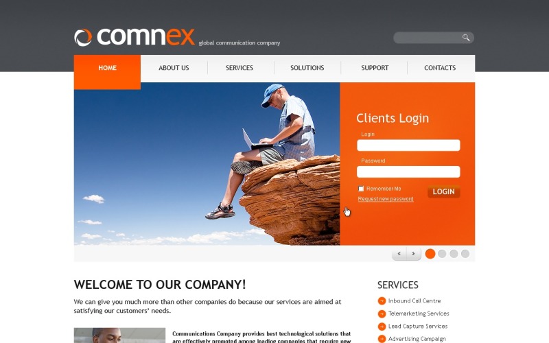 Communications PSD Template