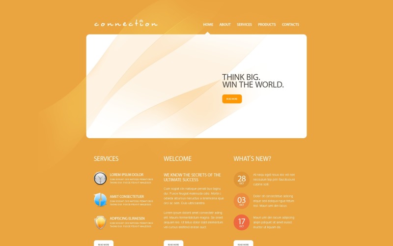 Communications PSD Template