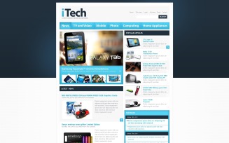 Electronics Review PSD Template