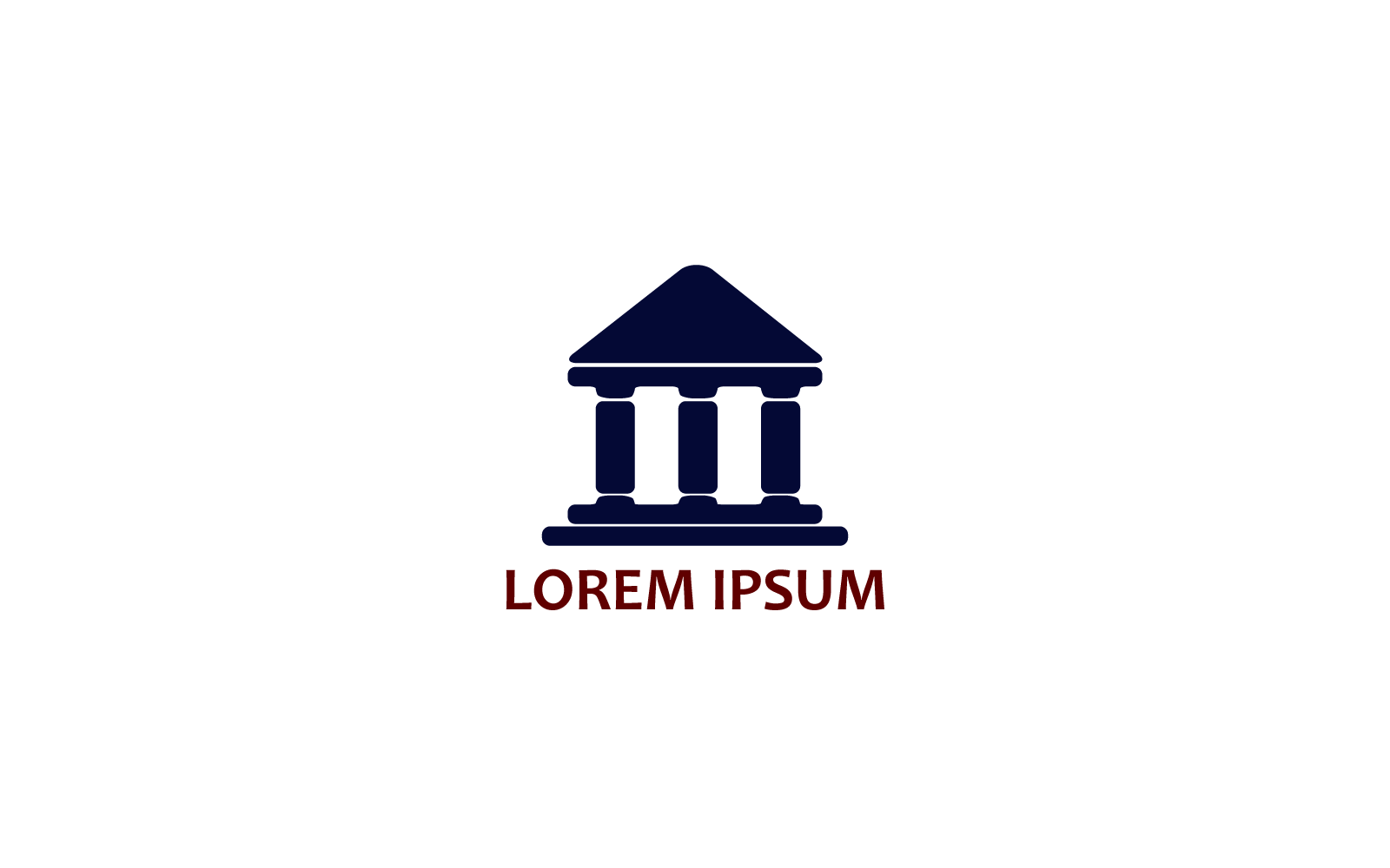 Modern Bank &amp;amp; Financial Services Logo Template | Minimal Corporate Branding Design