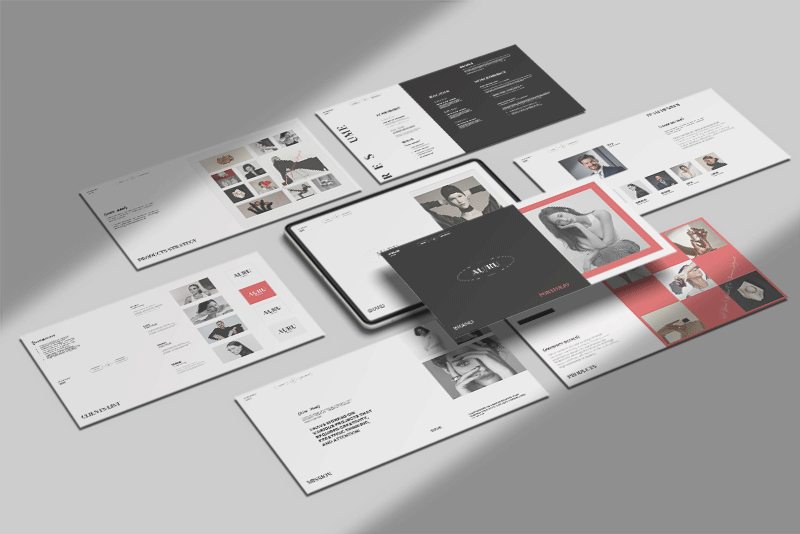 Auru Brand Portfolio Presentation Template