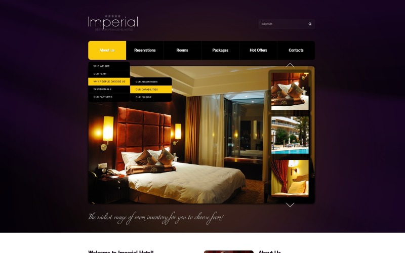 Hotels PSD Template