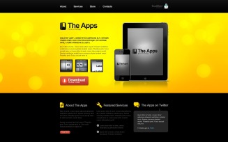 Software Store PSD Template
