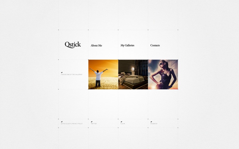 Photo Gallery PSD Template