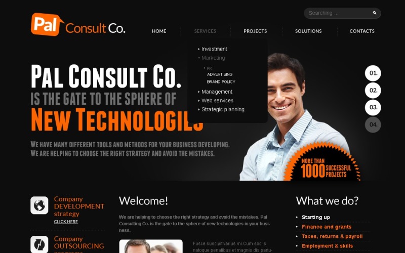Consulting PSD Template