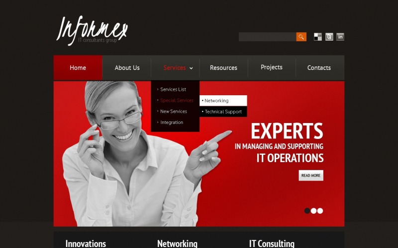 Consulting PSD Template