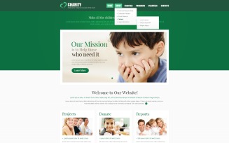 Charity PSD Template