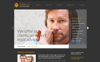 Law Firm PSD Template