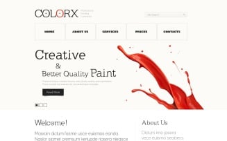 Painting Company PSD Template