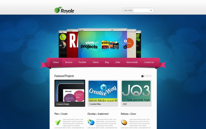 Design Studio PSD Template