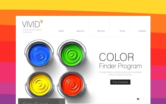 Painting Company PSD Template