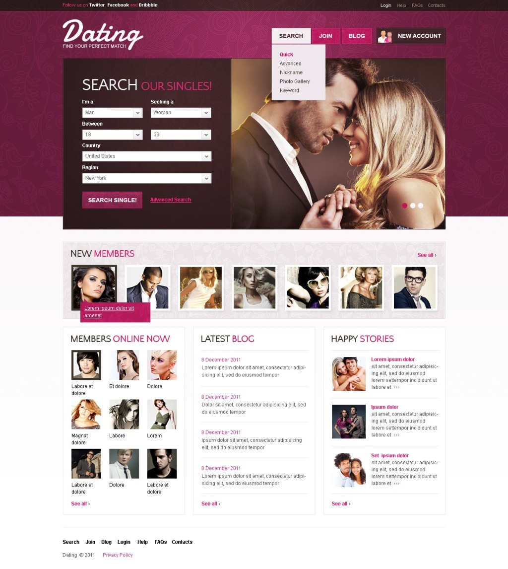Partnersuche vorlage