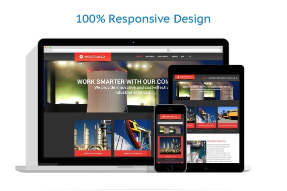 Industrial for Evolution WordPress Theme #46907