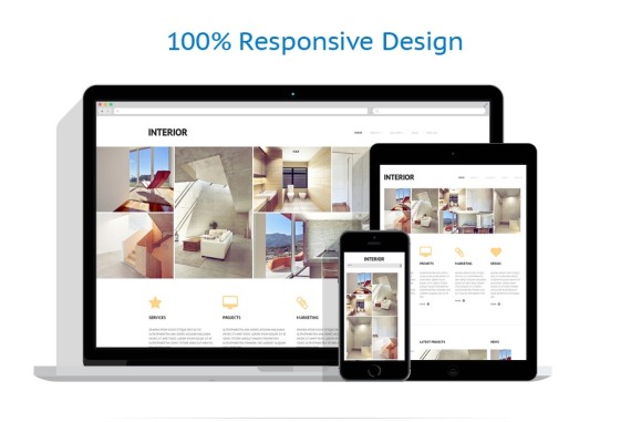 Interior Design Responsive WordPress Theme #48164