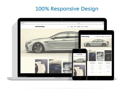 Car Club Responsive Website Template #50717