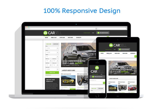 Car Dealer Responsive Website Template #52302