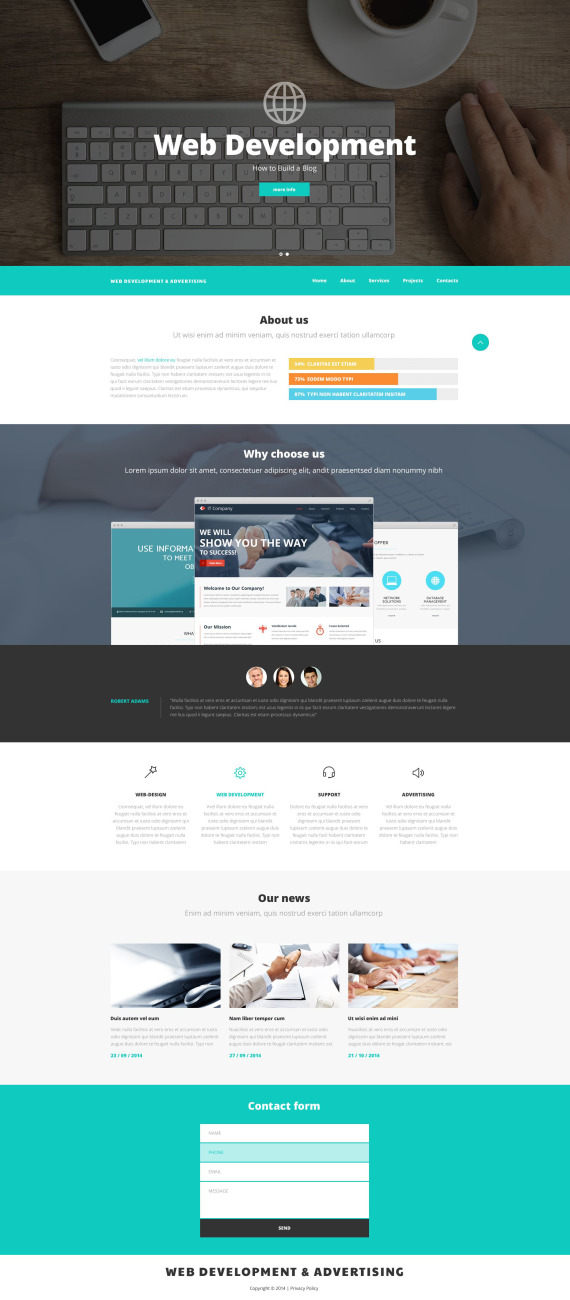 Web Development & Advertising - Web Development Responsive Website ...