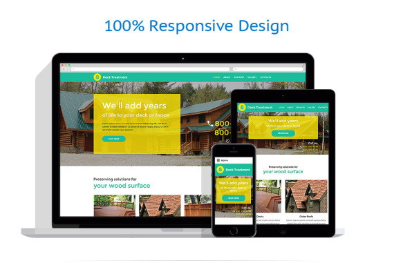 Interior Design Responsive Website Template #56073