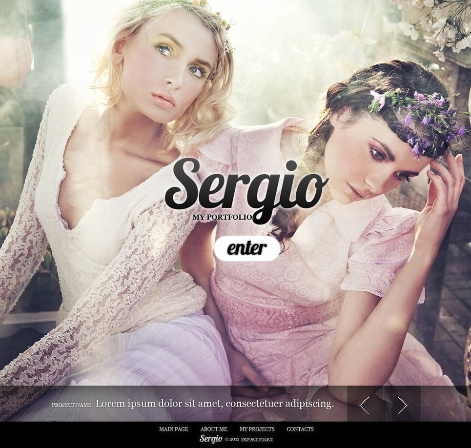 Photographer Portfolio PSD Template New Screenshots BIG