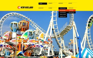 Amusement Park PSD Template