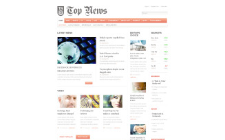 News Portal PSD Template