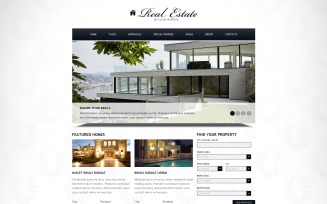 Real Estate Agency PSD Template