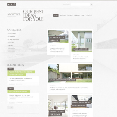 Architecture PSD Templates