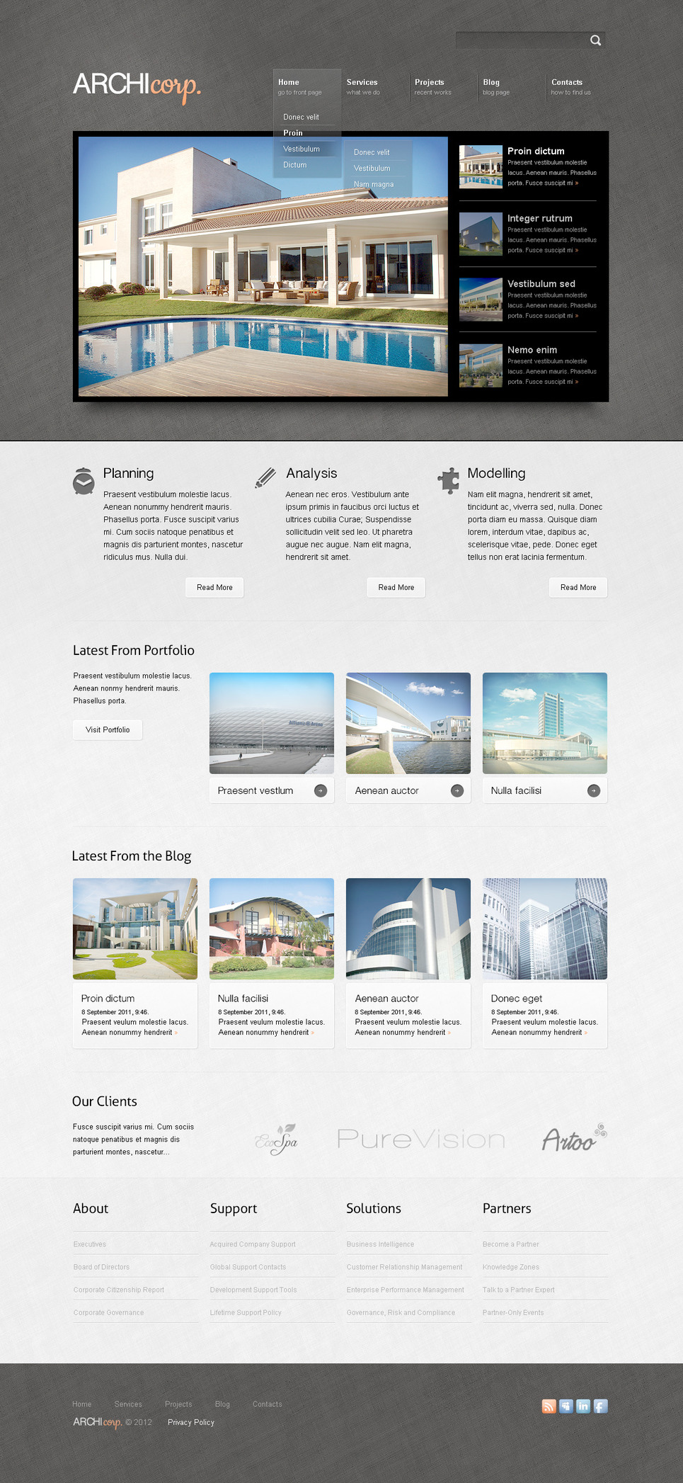 Construction Company PSD Template New Screenshots BIG