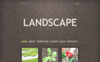Landscape Design PSD Template