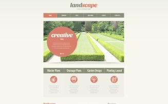 Landscape Design PSD Template
