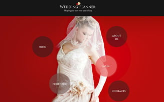 Wedding Planner PSD Template
